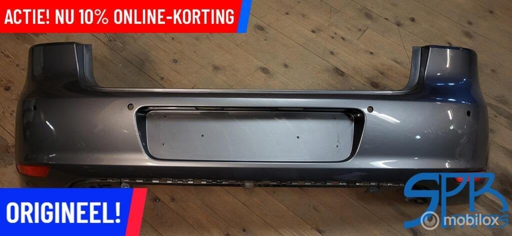 VW GOLF 6 VI LD7R ACHTERBUMPER 4x PDC 5K6807421 BUMPER D7R, Gebruikt, Volkswagen, Ophalen of Verzenden, Volkswagen