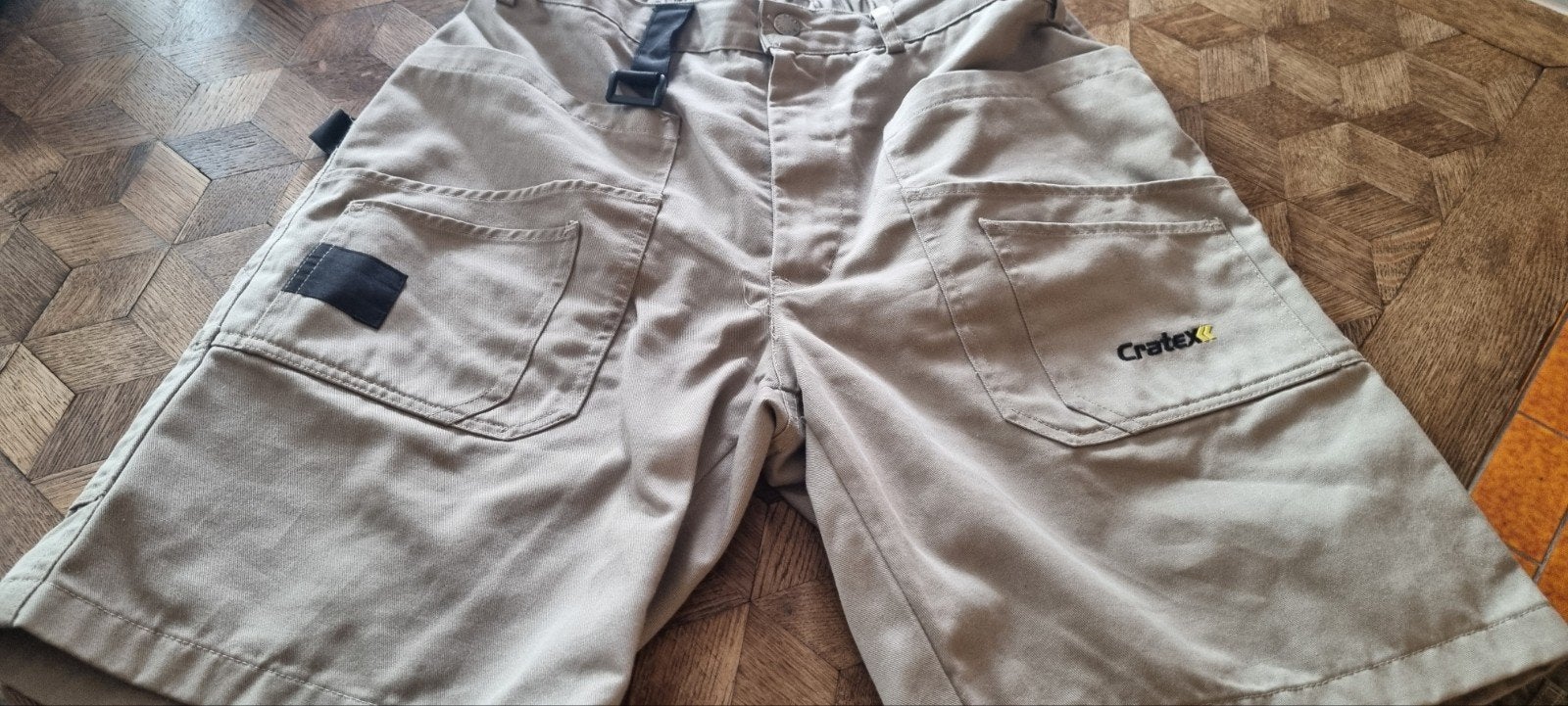 Cratex short, Ophalen, Maat 48/50 (M), Beige, Cratex