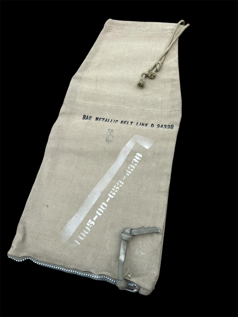 Original U.S. WWII  .50 Cal Metallic Belt Link Bag, Collections, Enlèvement ou Envoi, Autres