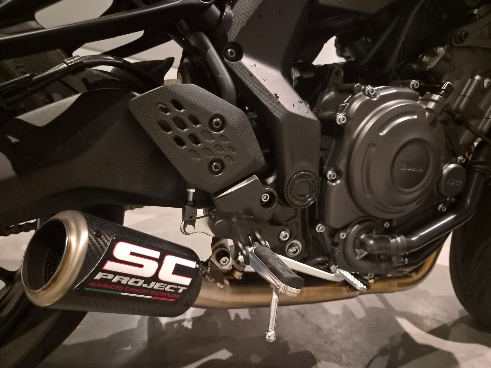 SC Project CR-T Carbon uitlaat Yamaha MT07 incl. ECR+, Motoren, Ophalen