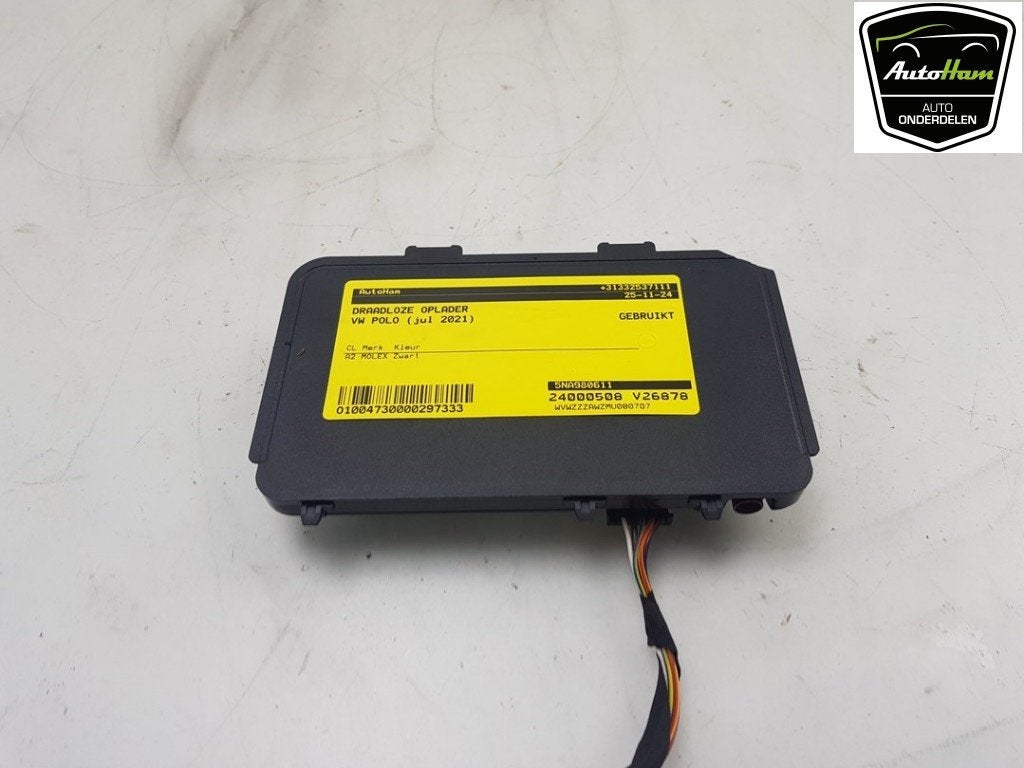 CHARGEUR DE TELEPHONE A INDUCTION (|5NA980611|), Volkswagen AG, Utilisé, Kundenbetreuung@volkswagen.de, Berliner Ring 2
38440  Wolfsburg, DE