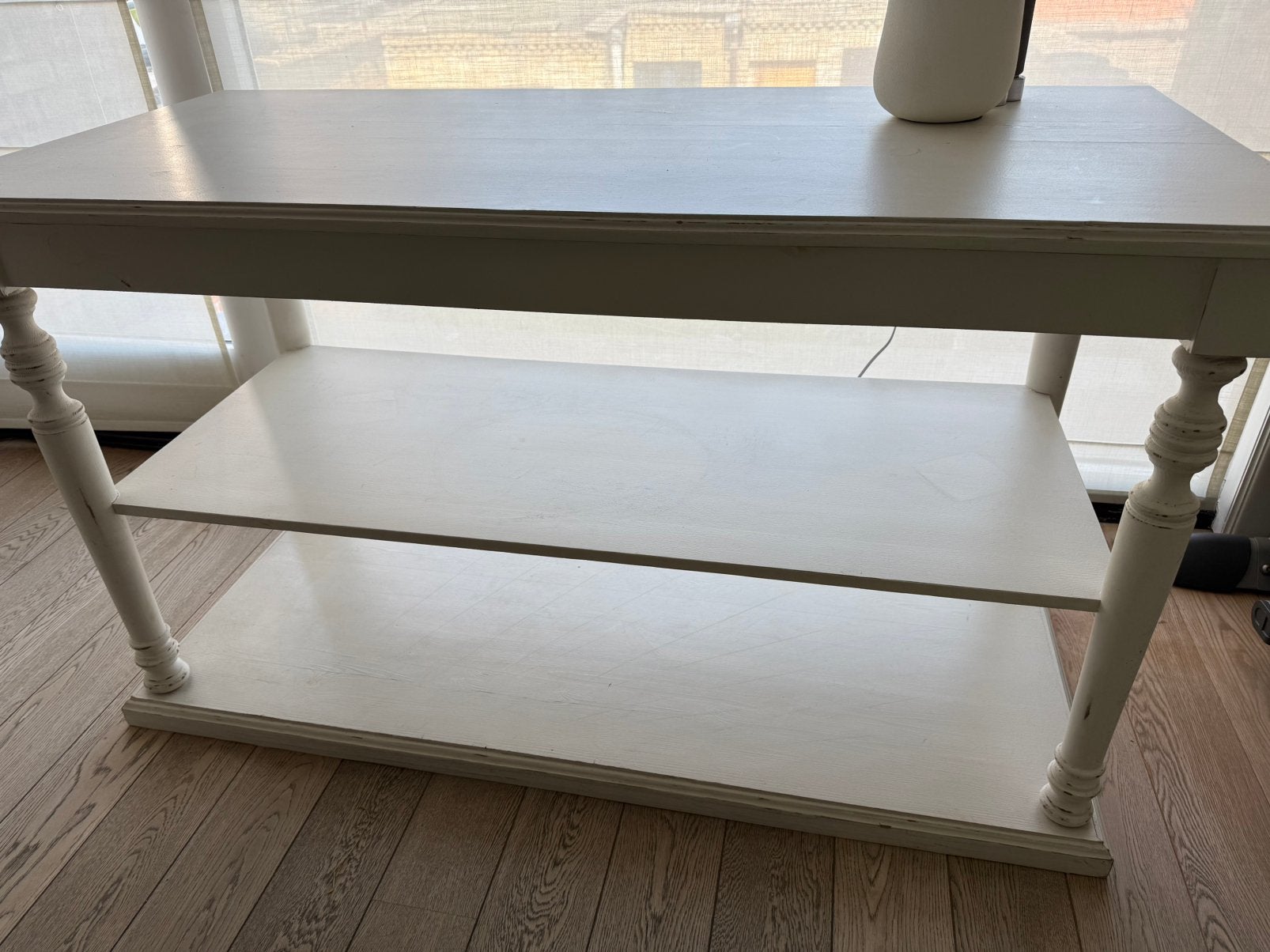 Witte landelijke dressoir- commode, Huis en Inrichting, Ophalen, Gebruikt