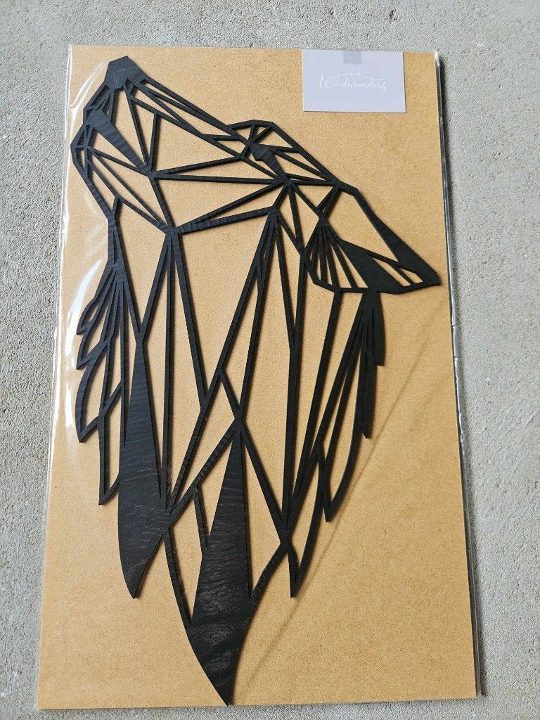 Wanddecoratie Wolf, Maison & Meubles, Accessoires pour la Maison | Décorations murale, Neuf, Objet de décoration, Moderne, Noir