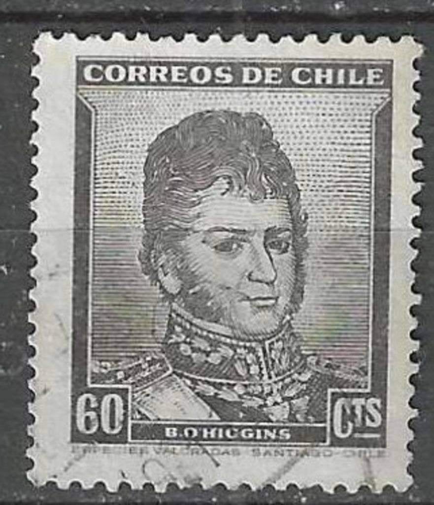 Chili 1948 - Yvert 219 - Bernardo O'Higgins (ST), Envoi, Affranchi