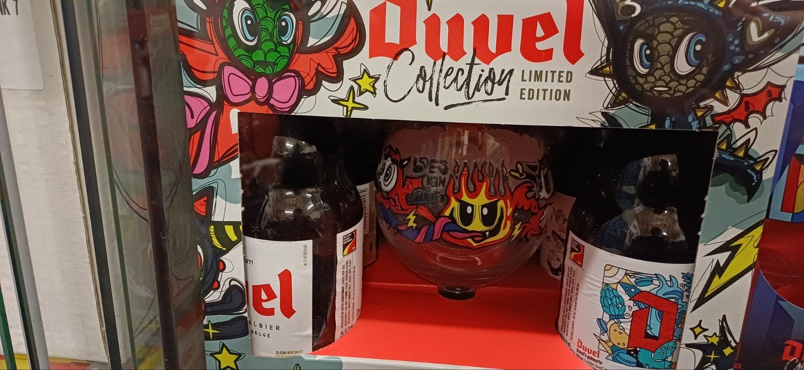 duvel limeted edition loes van delft, Verzamelen, Ophalen of Verzenden, Nieuw, Glas of Glazen, Duvel