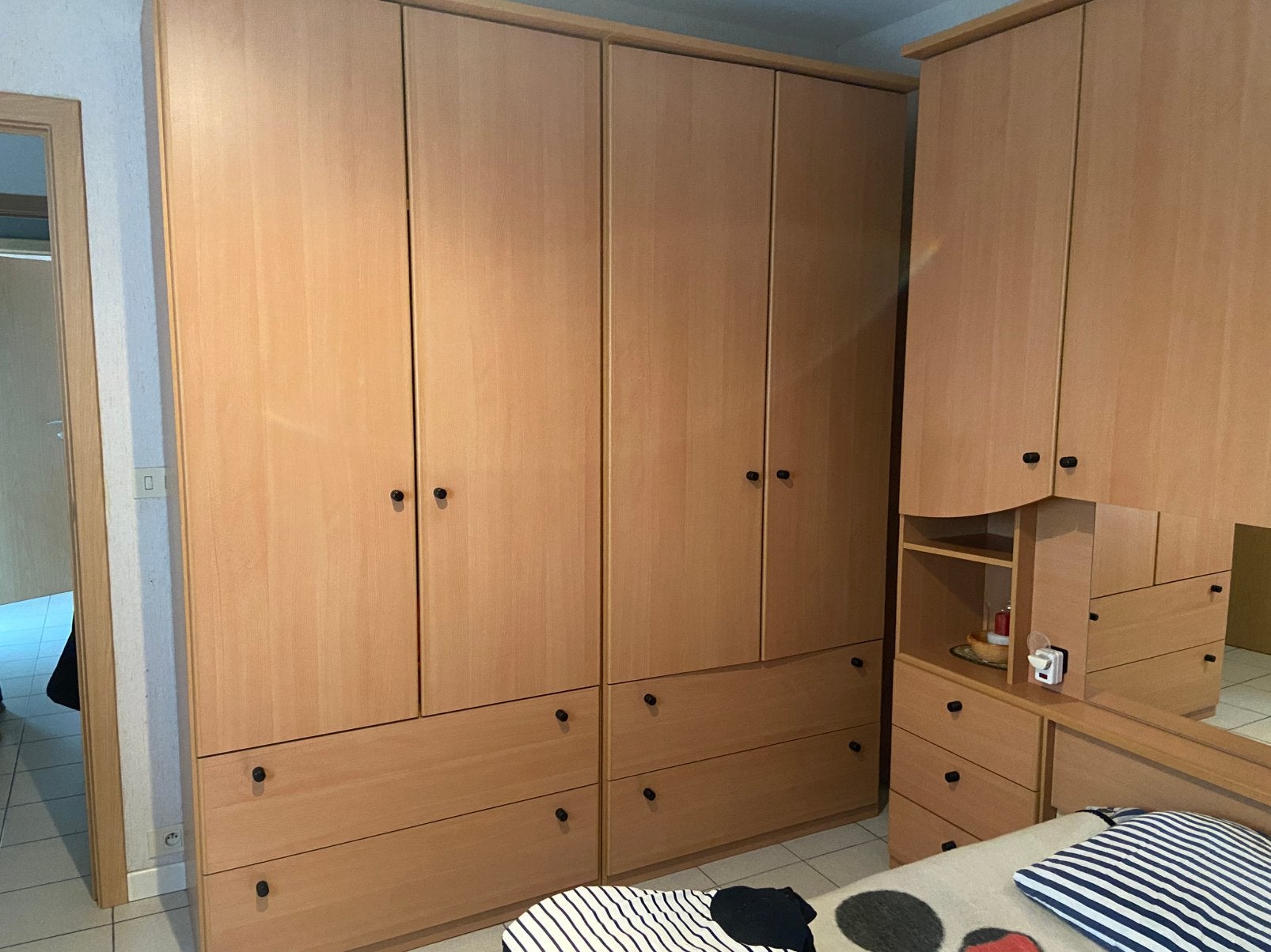 Dressing/slaapkamerkasten (zonder bed), Ophalen, Zo goed als nieuw