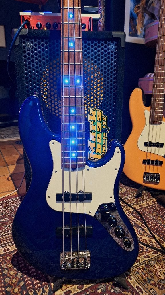Fender „Mark King” Jazzbasgitaar '98 ultra zeldzaam (41/42), Ophalen, Gebruikt, Elektrisch