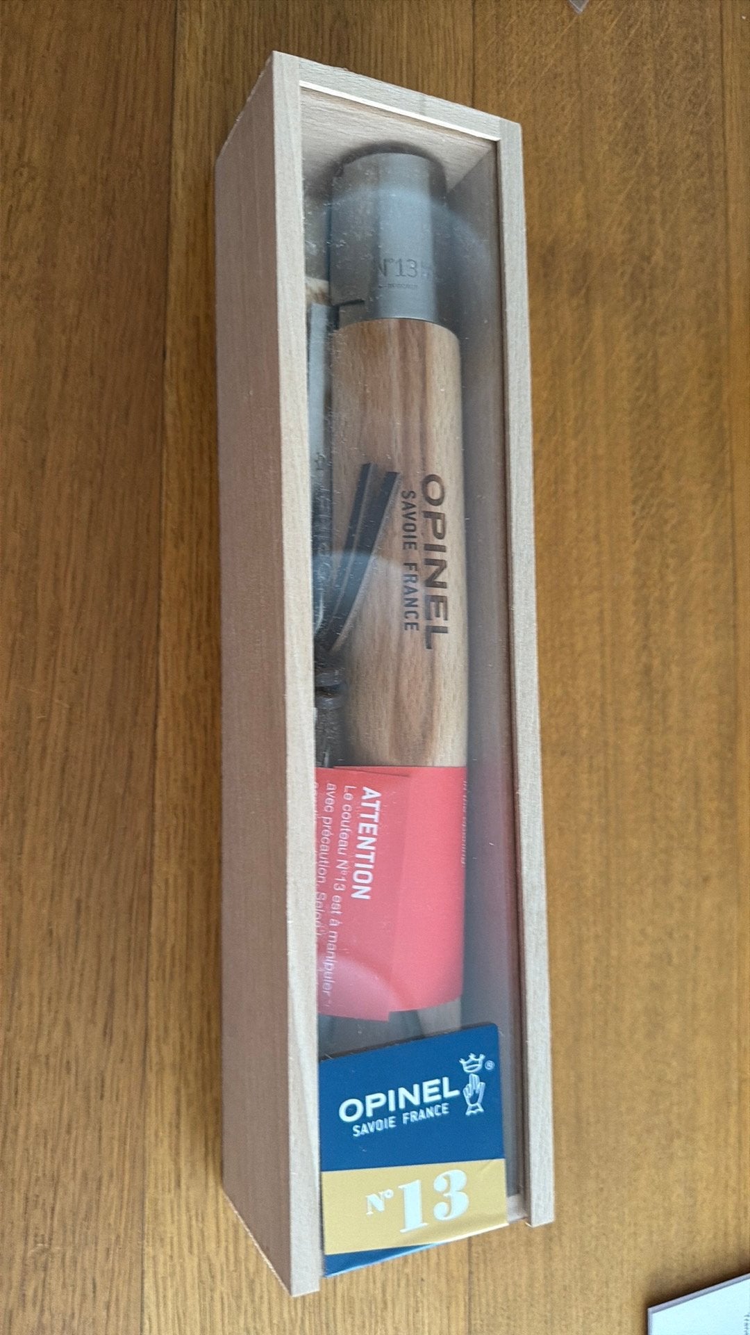 Opinel n 13 neuf dans presentoir 100€, Ophalen of Verzenden