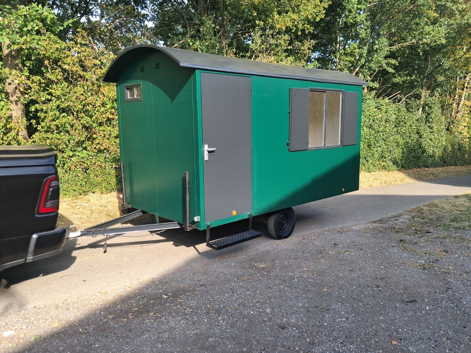 Pipowagen werfkeet werfwagen schaftkeet schaftwagen te koop, Doe-het-zelf en Bouw, Overige Doe-Het-Zelf en Bouw, Zo goed als nieuw