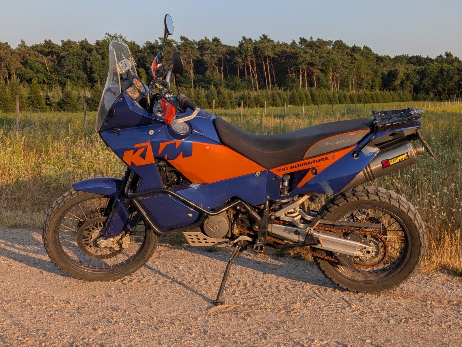 KTM 950 Adventure S 2005 | 64.500 km | Akrapovic | rally, Motoren, Handvatverwarming, 2 cilinders, Nieuw, Particulier