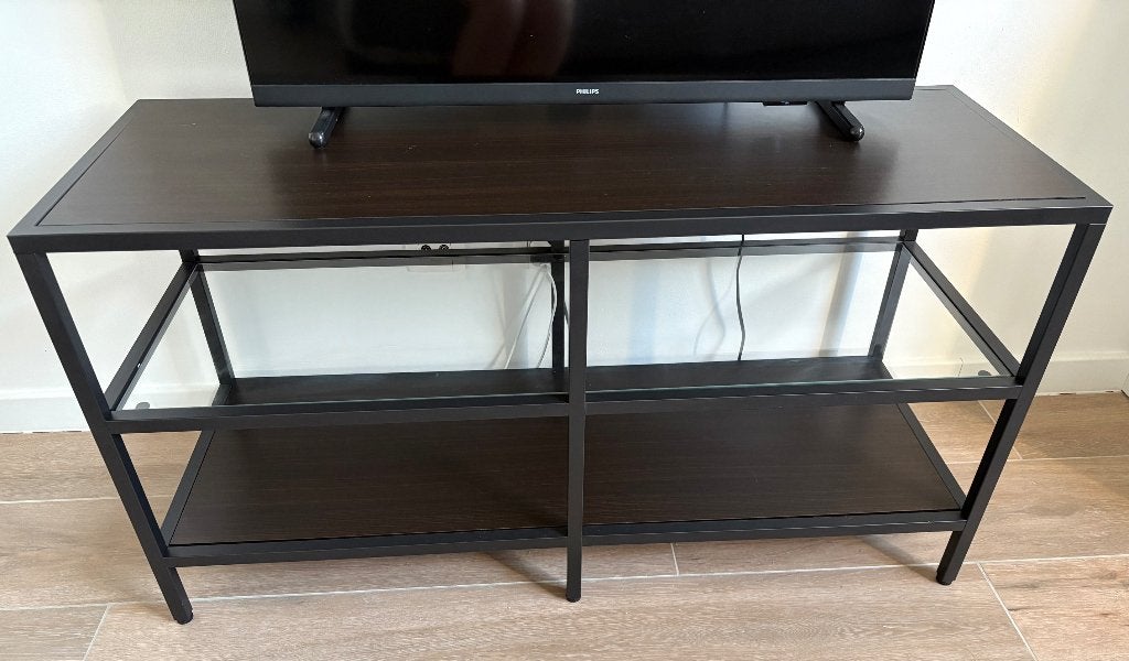 Meuble télé, Enlèvement, Comme neuf, Verre