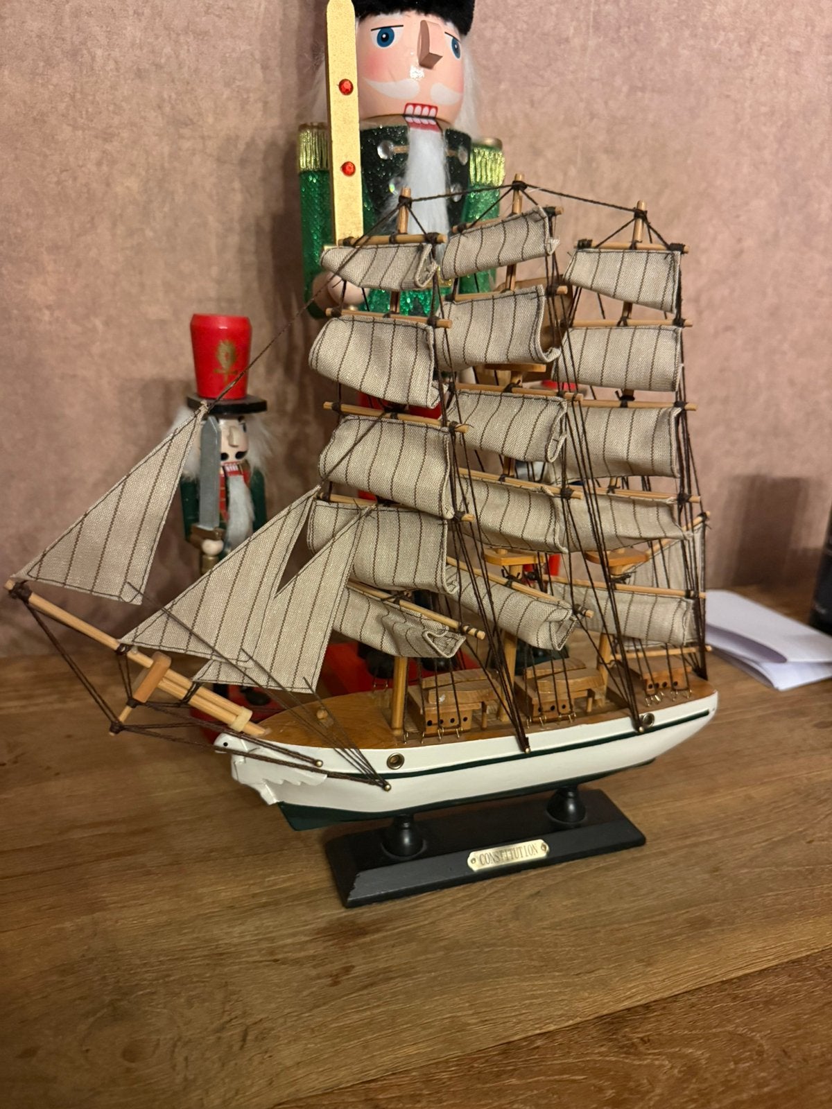 Handgemaakte boot/schip, Hobby en Vrije tijd, Ophalen of Verzenden, Nieuw