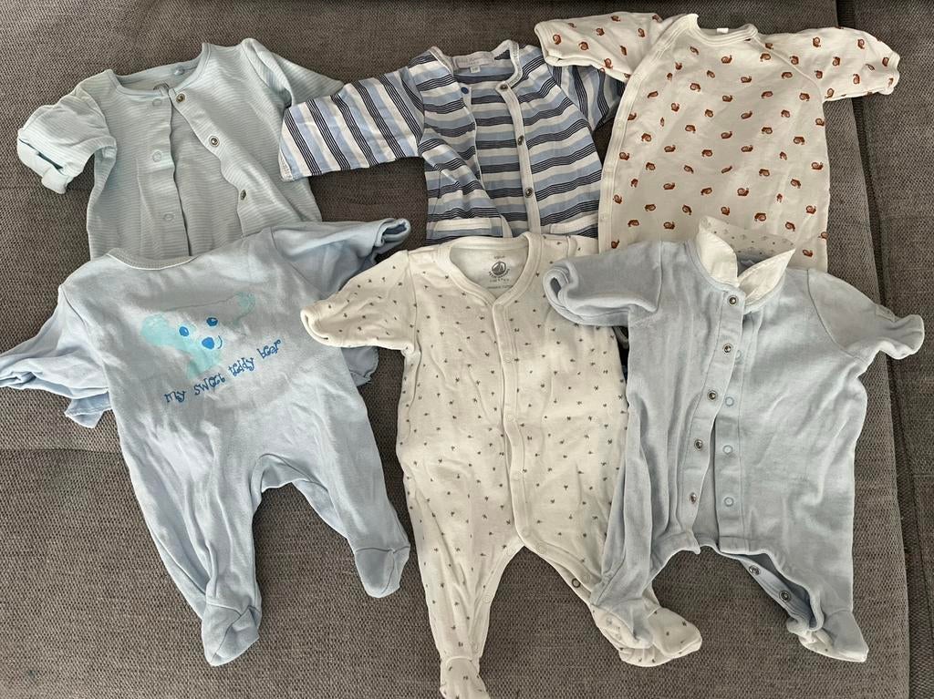 Lot de 6 pyjamas naissance 50 cm, Enlèvement ou Envoi, Comme neuf