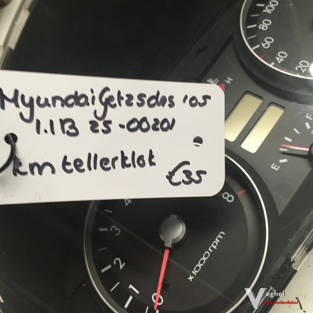 Hyundai Getz 5drs 1.1B 2005 2500201  Km Tellerklok, Gebruikt, -, -, Ophalen of Verzenden
