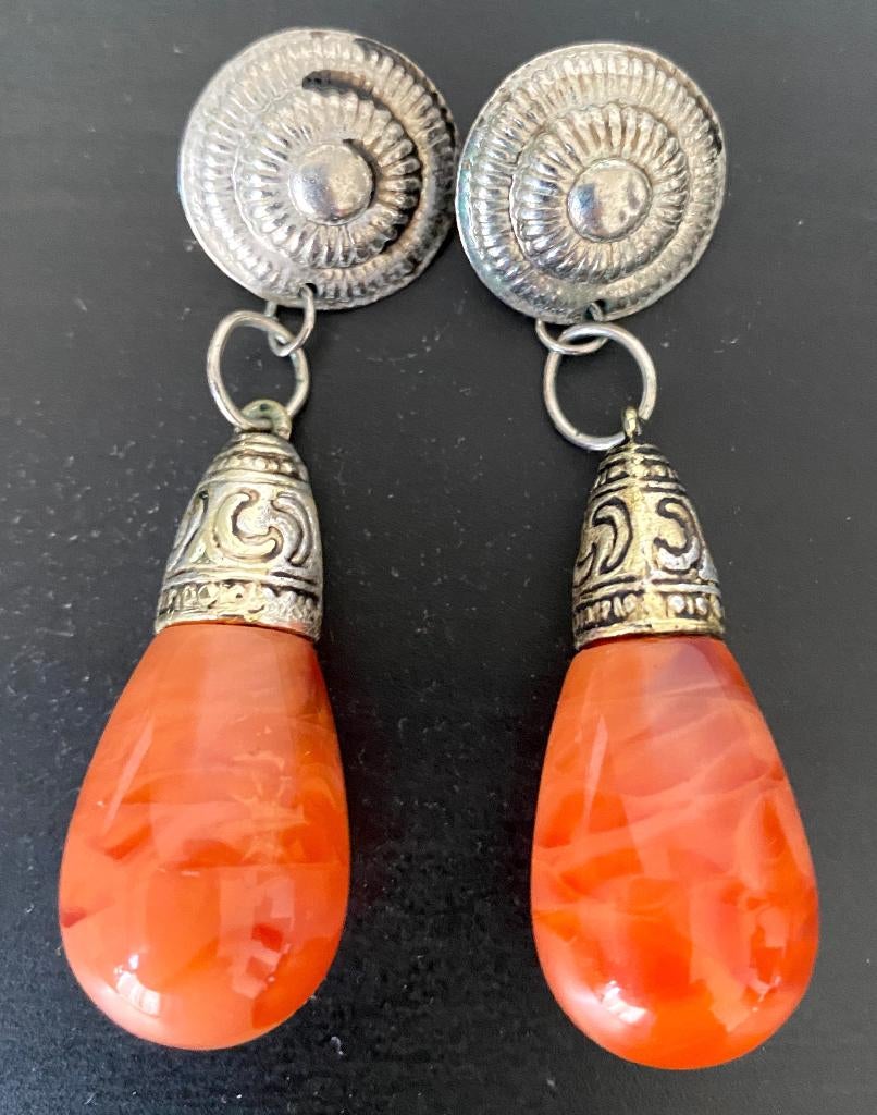 Paire de Boucles d'Oreilles Vintage, Bijoux, Sacs & Beauté, Bijoux anciens, Boucles d'oreilles, Autres matériaux, Enlèvement ou Envoi