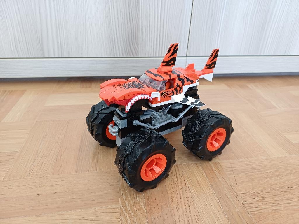 Mega Construx Hot Wheels Monster Truck, Ophalen of Verzenden, Zo goed als nieuw, Complete set