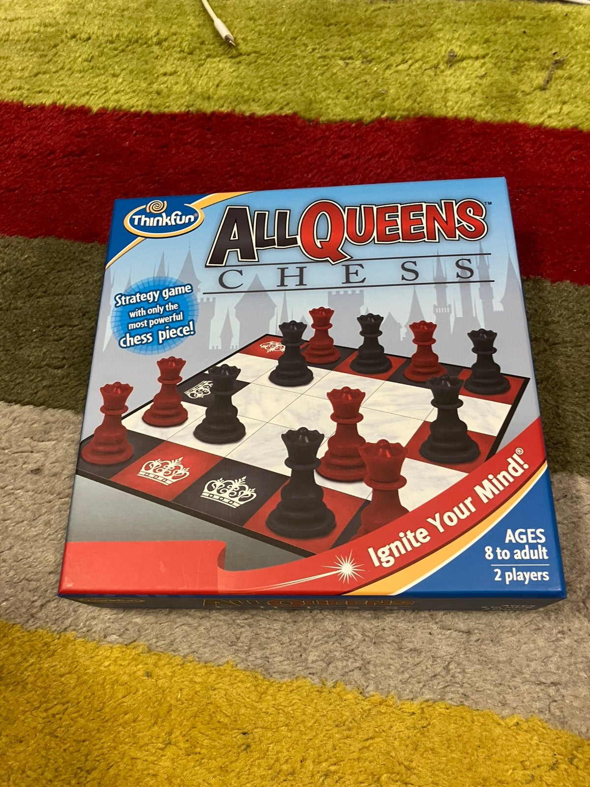 All queens chess thinkfun, Hobby en Vrije tijd, Gezelschapsspellen | Bordspellen, Ophalen, Zo goed als nieuw