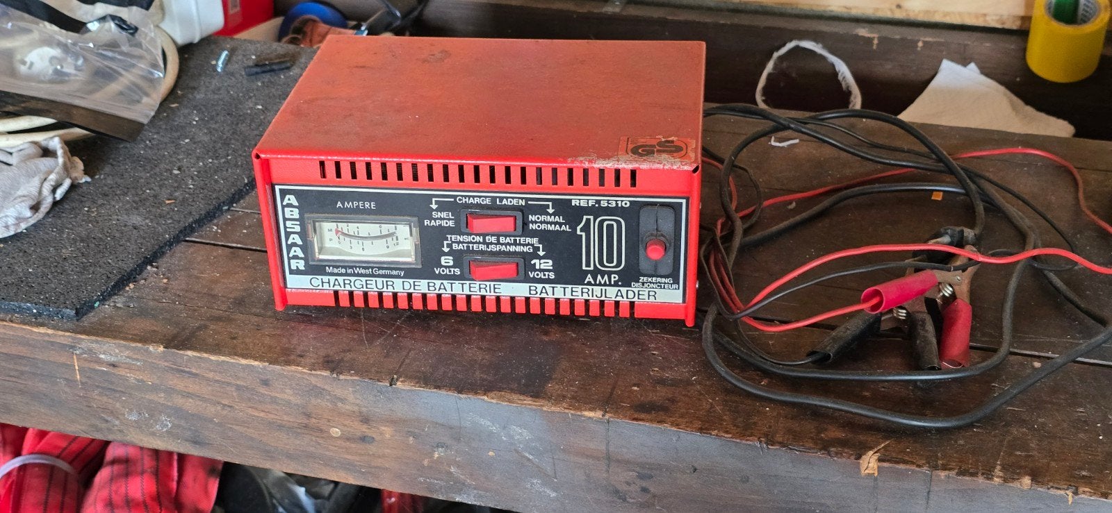 lader 10amp, Ophalen