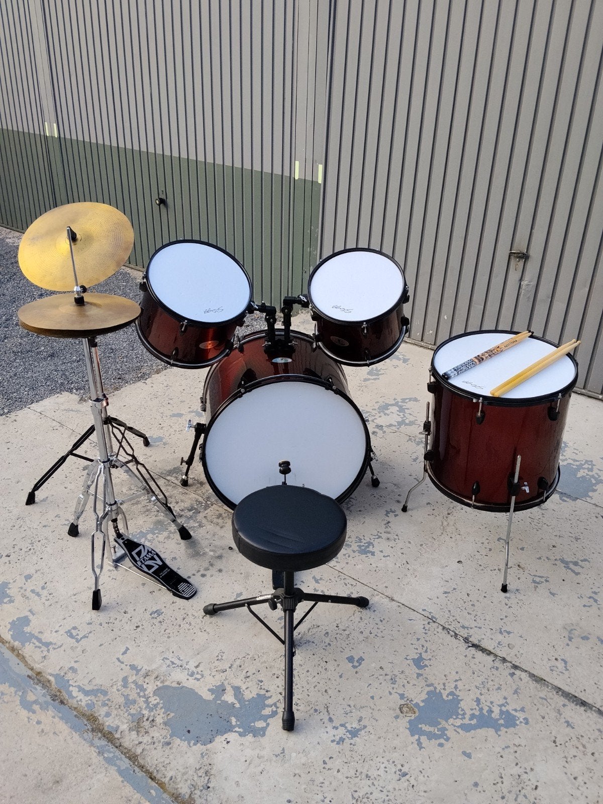 Kit de batterie - STAGG, Musique & Instruments, Batteries & Percussions, Enlèvement
