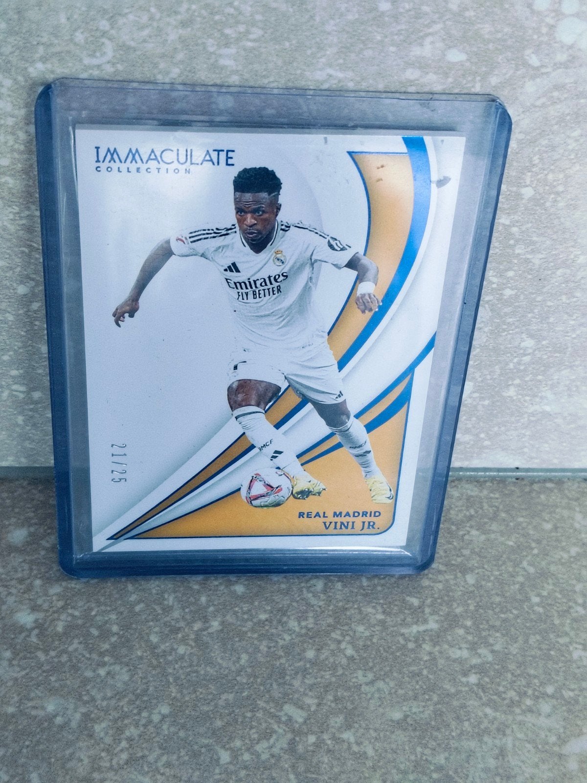 Panini Immaculate Vini Jr Real Madrid genummerd, Ophalen of Verzenden
