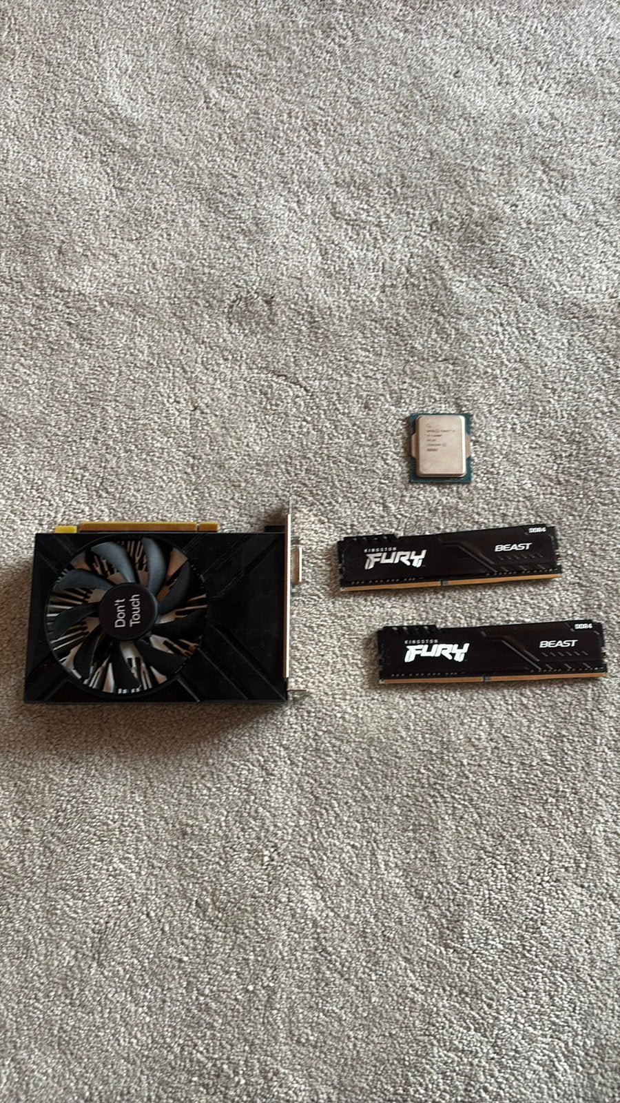 i5 12400F + GTX 1660 Super + DDR4 16gb RAM 3200/mhz, Comme neuf, Gaming, Avec carte vidéo, 16 GB