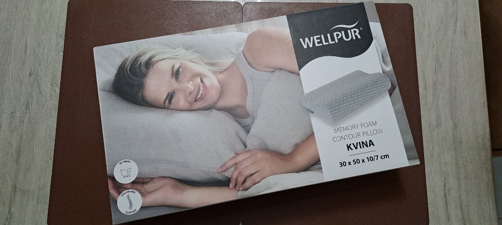 Traagschuim kussen 30x50x10/7 WELLPUR KVINA, Ophalen, Kussen