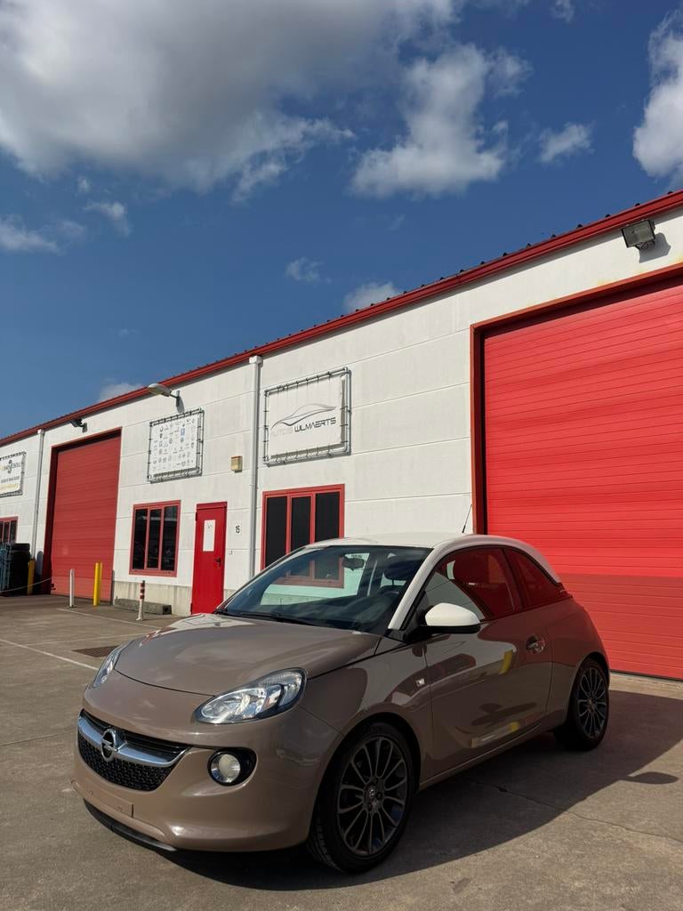 Opel adam glam 2015 airco/bluetooth/pdc, Auto's, 4 zetels, Parkeersensor, Bruin, 1229 cc