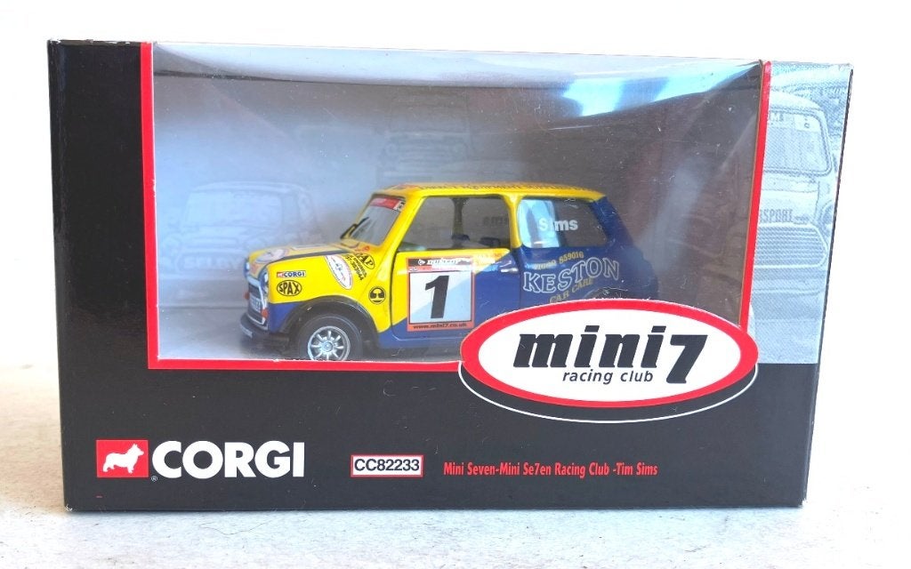 Mini Seven - Mini 7 Racing Club Tim Sims Corgi CC82233., Enlèvement ou Envoi, Comme neuf, Voiture