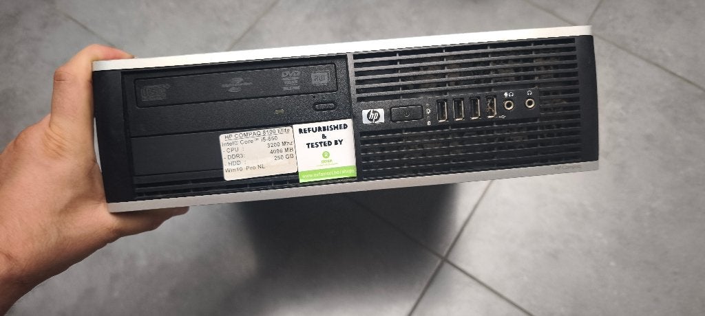 HP Compaq 8100 elite, Enlèvement
