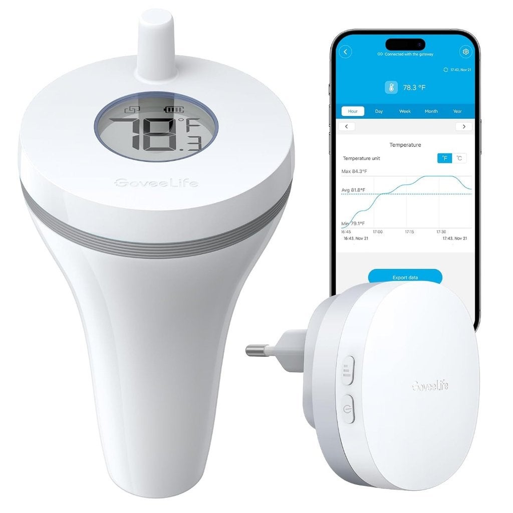 GoveeLife Thermomètre WiFi flottant Numérique, Jardin & Terrasse, Accessoires de piscine, Neuf, Enlèvement