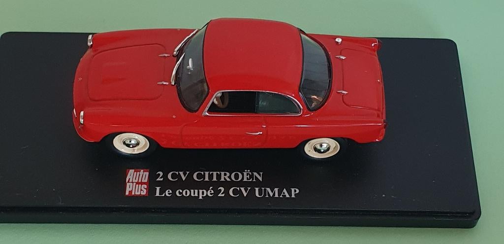 2 CV Citroën miniatuur - modelauto, Ophalen of Verzenden
