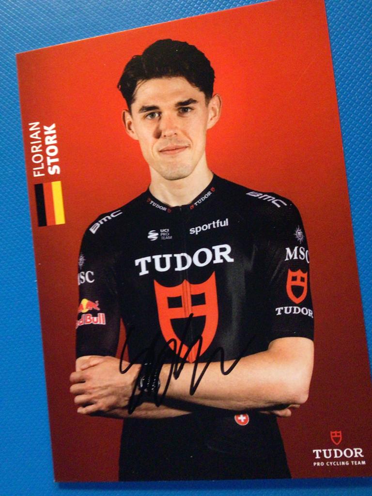 wielerkaart 2026 team tudor florian stork  signe, Verzenden, Zo goed als nieuw