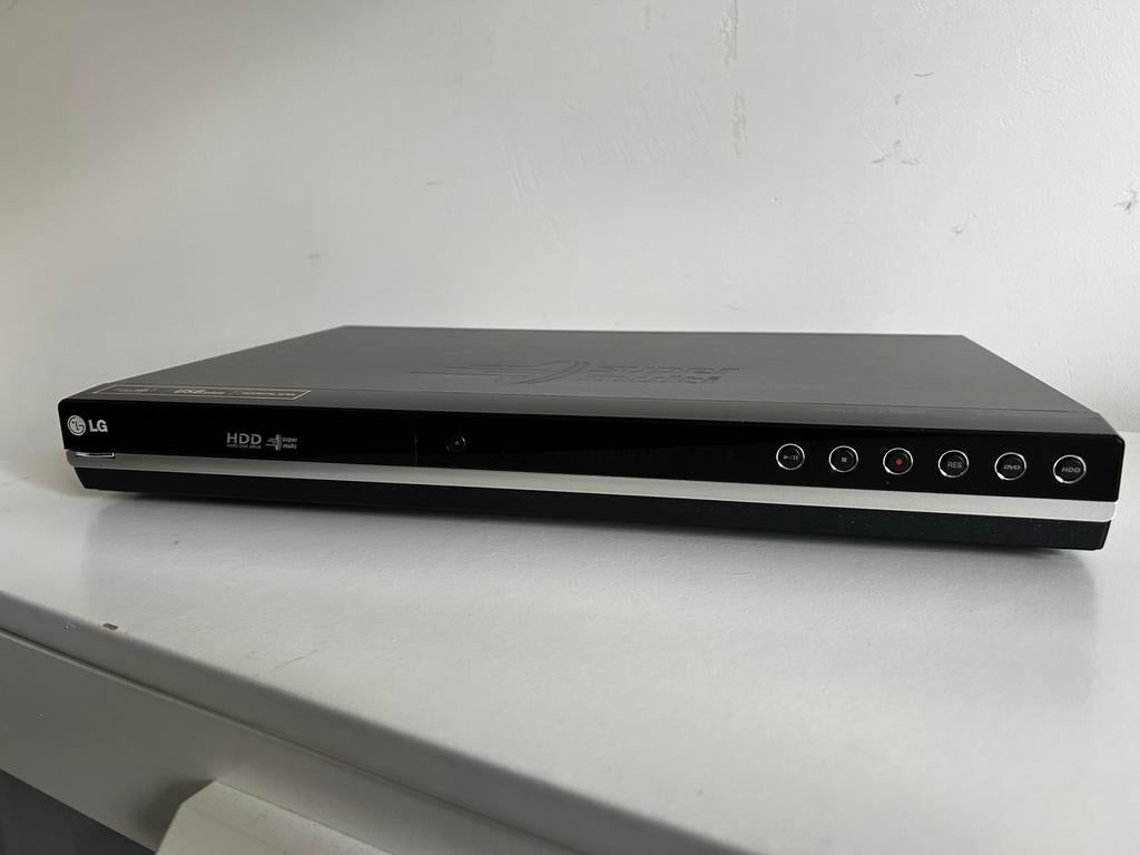 LG RH387H — DVD-recorder + hdd van 160 GB — Status, Audio, Tv en Foto, Decoders en Harddiskrecorders, Ophalen of Verzenden, Zo goed als nieuw