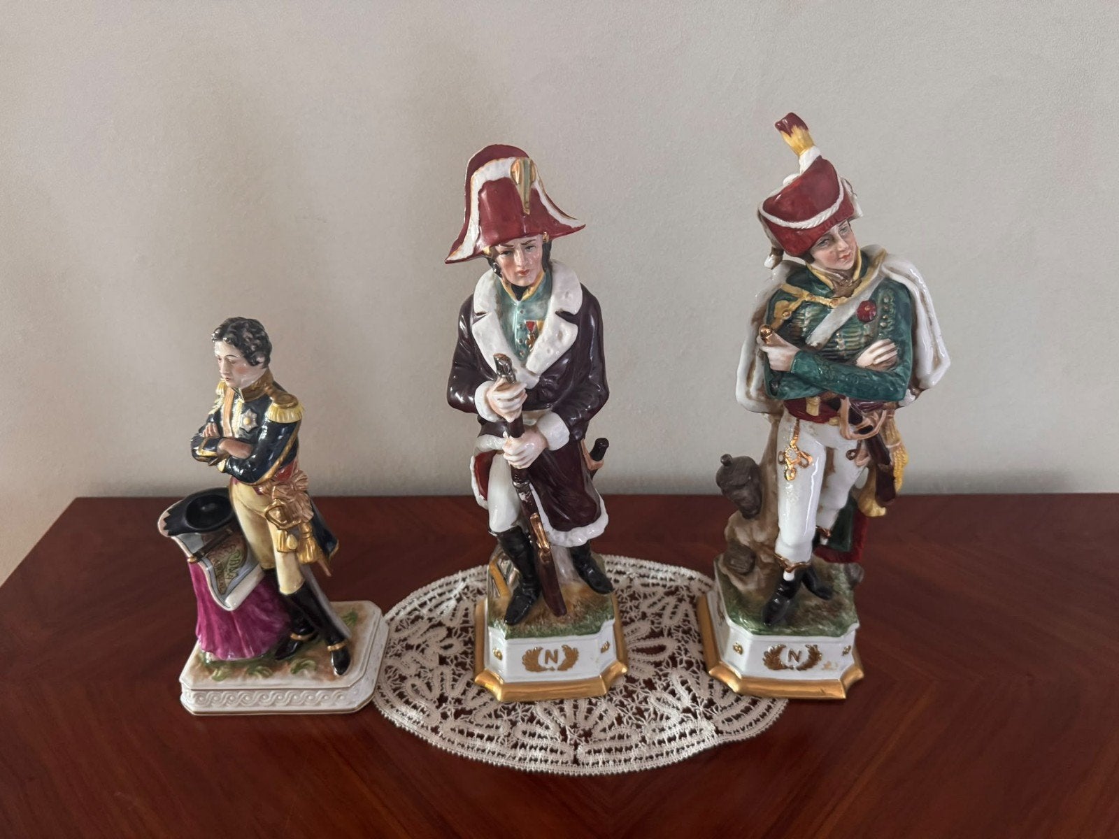 Serie van 7 stuks gestempeld  Napoleon beeldjes, Ophalen, Zo goed als nieuw