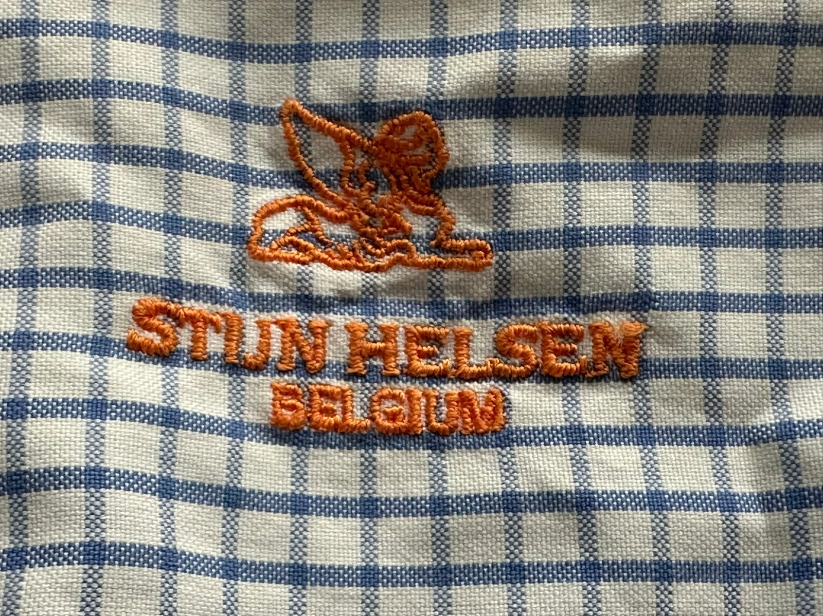 Exclusief zomerhemd Stijn Helsen in nieuwstaat, Ophalen of Verzenden, Zo goed als nieuw, Blauw, Halswijdte 39/40 (M)