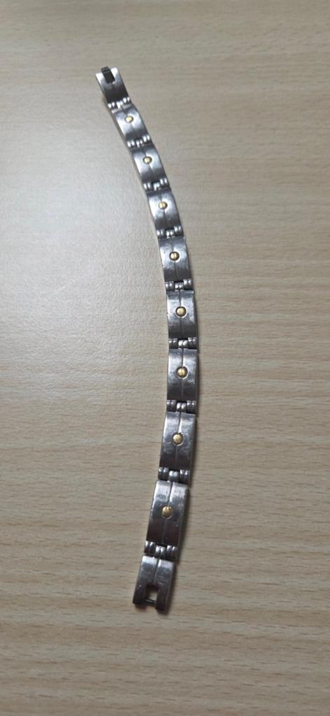 Bracelet acier chirurgicale, Handtassen en Accessoires, Armbanden, Staal
