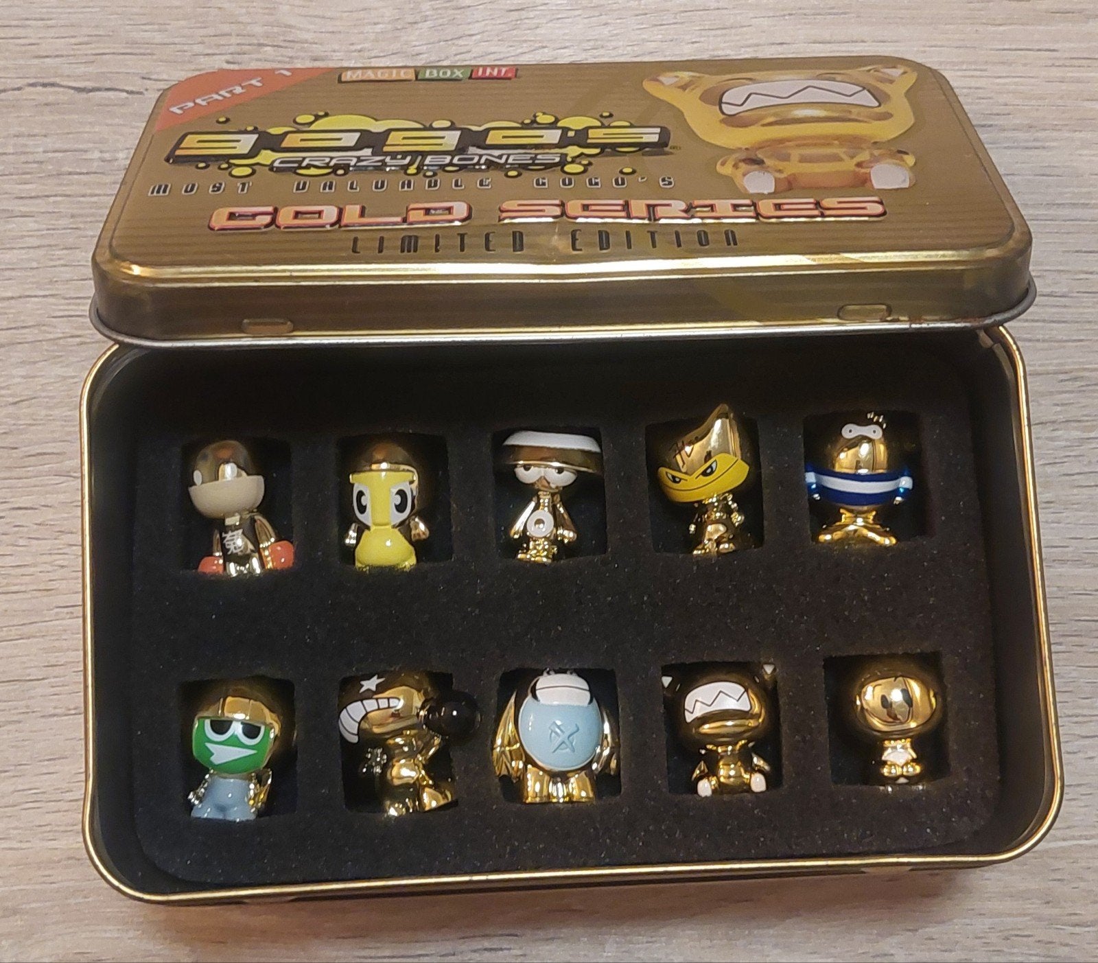 Gogo’s Crazy Bones Gold Series Limited Edition Part 1, Enlèvement, Utilisé