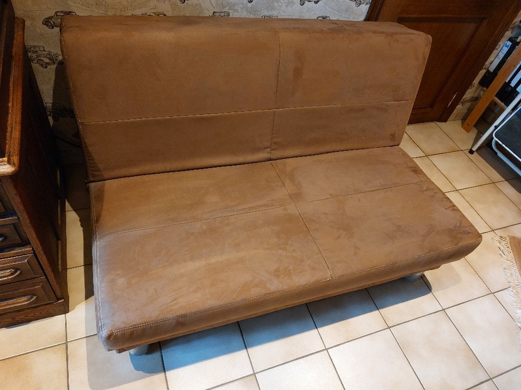 Slaapzetel 2 personen, Brun, Enlèvement, 200 cm, Deux personnes