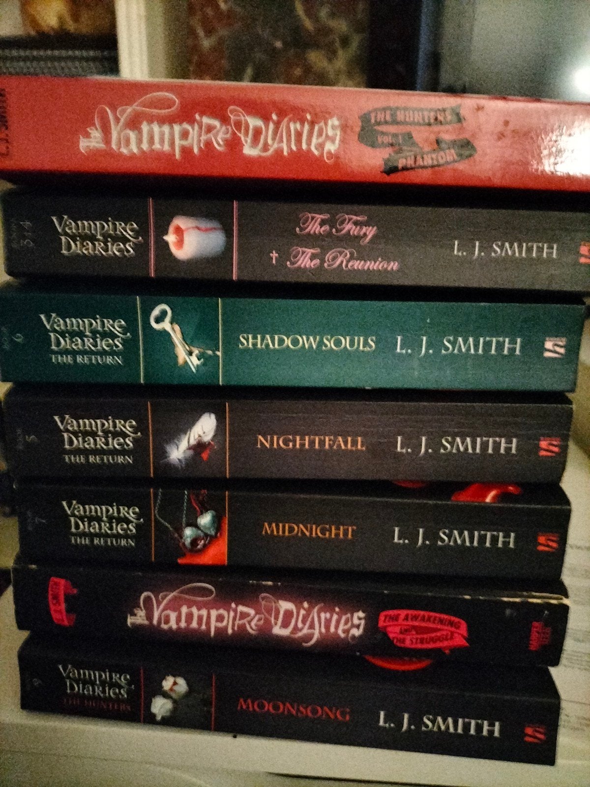 vampire diaries boeken, Ophalen, Gelezen, L  J Smith