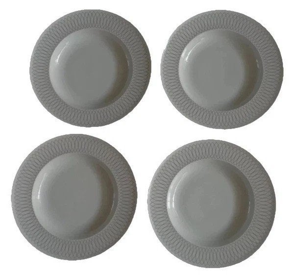 Ensemble de 4 assiettes à pâtes creuses Arzberg Platinum Spi, Maison & Meubles, Cuisine | Vaisselle, Assiettes(s), Arzberg, Comme neuf