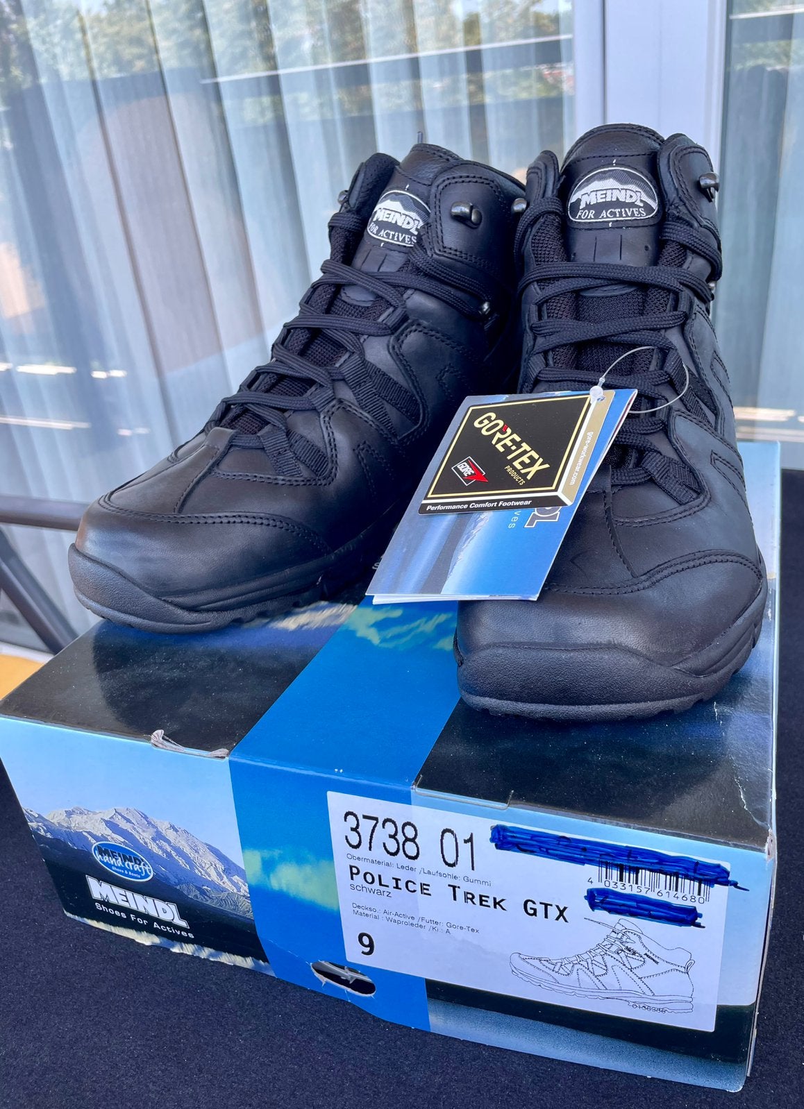 Meindl zwart lederen bottines nieuw size 9, Kleding | Heren, Schoenen, Zwart, Nieuw, Wandelschoenen, Ophalen of Verzenden