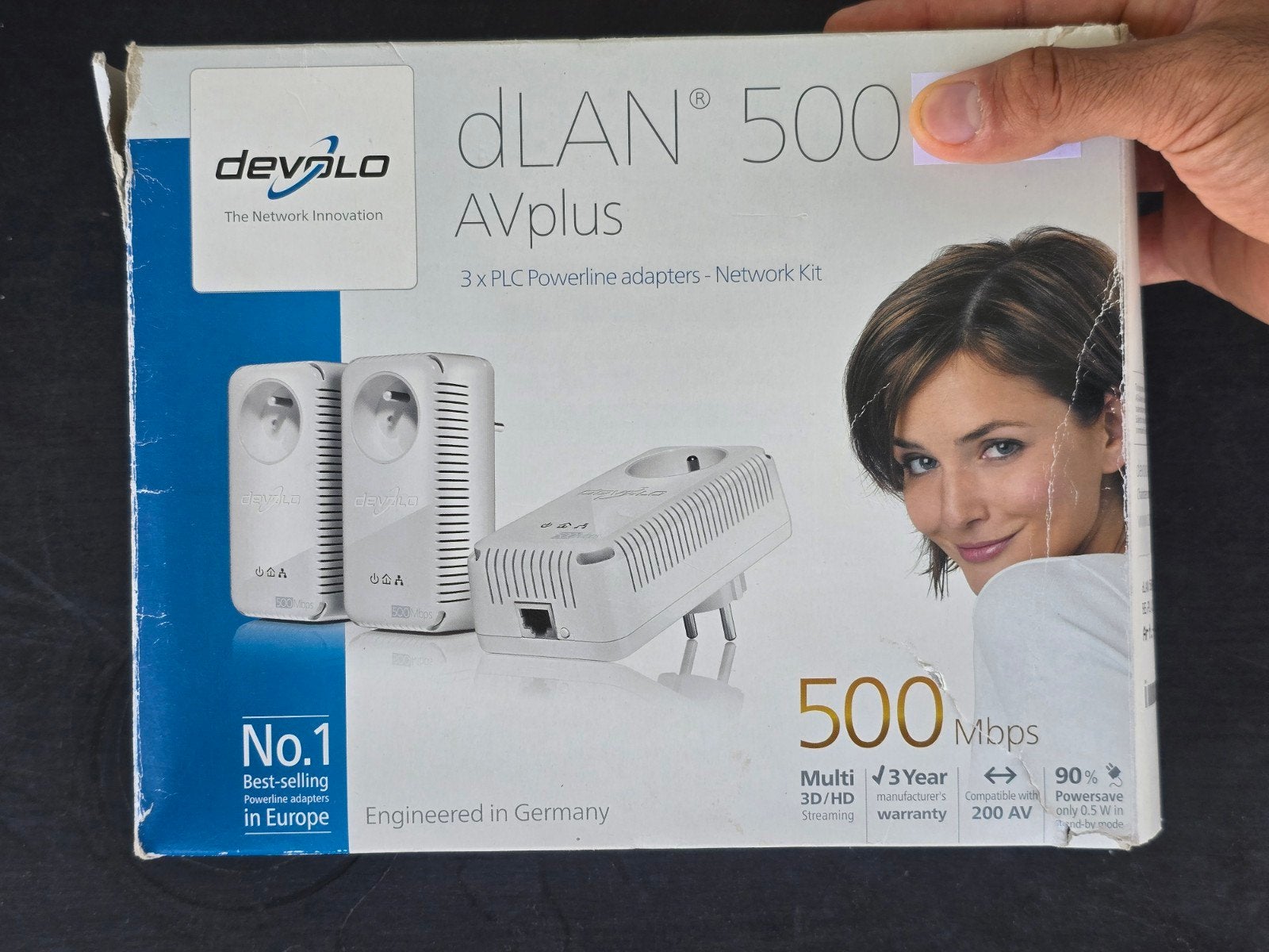 Devolo dLAN 500 AVplus Powerline Network Kit (3 Adapters), Ophalen of Verzenden