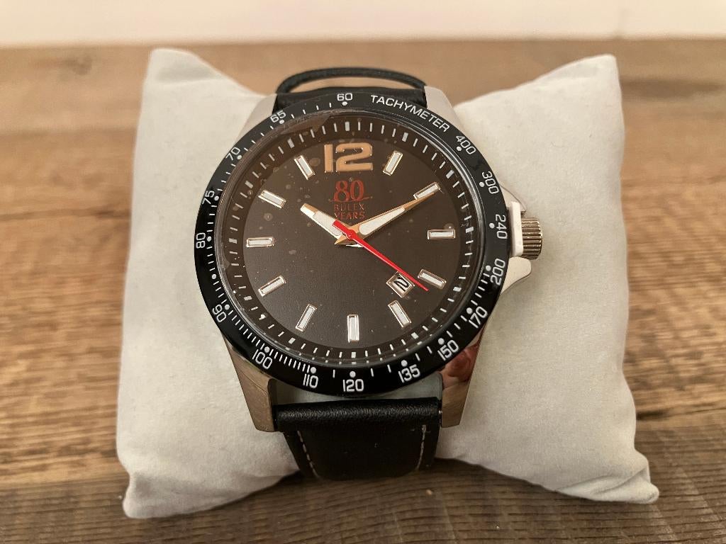 Montre d'anniversaire Bulex « 80 ans », Bijoux, Sacs & Beauté, Montres | Hommes, Comme neuf, Montre-bracelet, Autres marques, Acier
