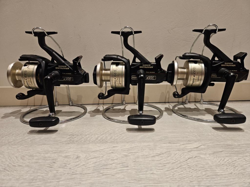 3 Shimano 4500B, Watersport en Boten, Hengelsport | Karpervissen, Ophalen of Verzenden