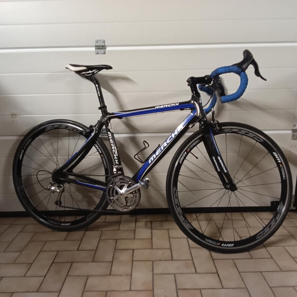 Merckx-fiets, medium, vrgprs : 500 €, Vélos & Vélomoteurs, Vélos | Vélos de course, Utilisé, Plus de 20 vitesses, Carbone, 53 à 57 cm