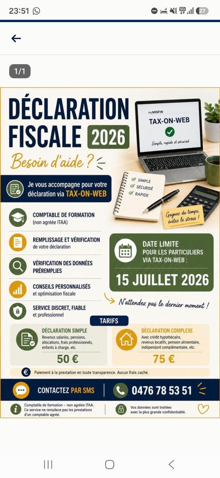 ️ Deadline 19 juli 2026 belastingaangifte ️, Boeken, Informatica en Computer, Ophalen
