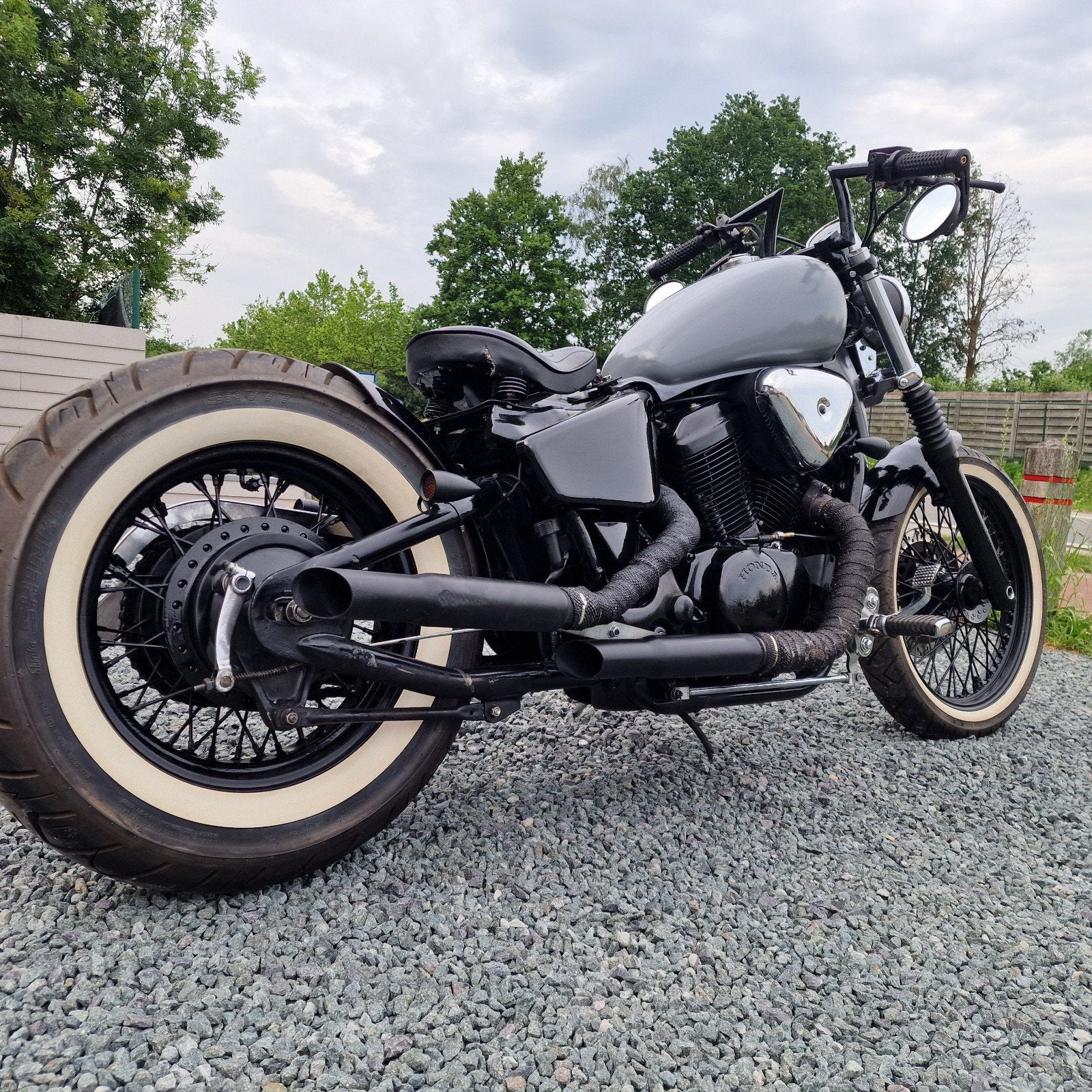Honda shadow vt600 oldtimer custom bobber, Particulier