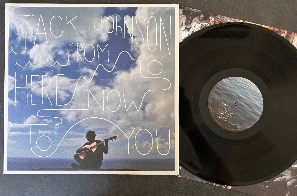 JACK JOHNSON - From here to now to you ( LP; USA; NMINT ), Avec pochette intérieure, Comme neuf, Chanteur-compositeur, Envoi