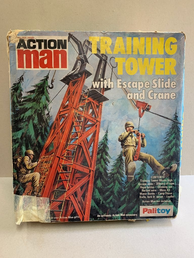 Action Man Palitoy : Training Tower en boite., Collections, Jouets, Enlèvement