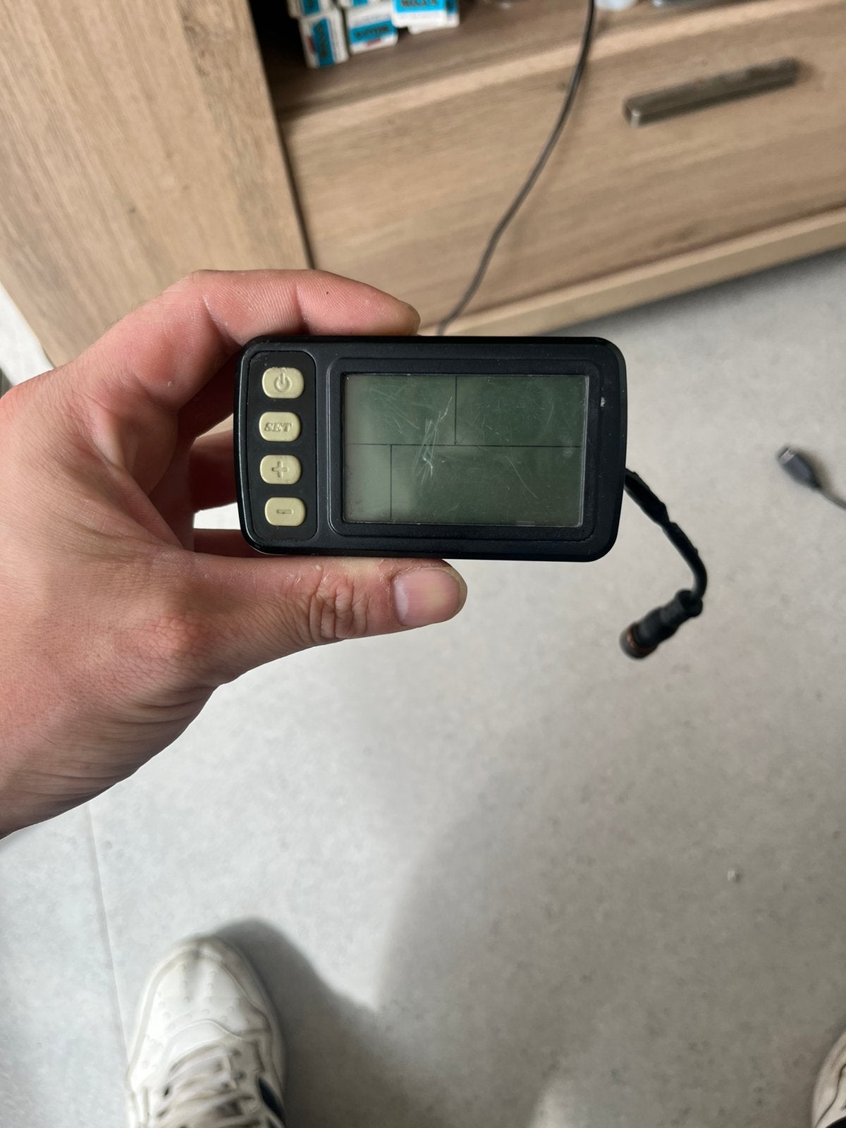 E-bike LCD Display C302 - 36V, Fietsen en Brommers, Ophalen of Verzenden, Gebruikt